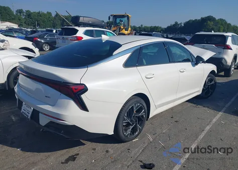 2025 Kia K5 Gt-Line z USA, uszkodzony, nr VIN KNAG64J7XS5353624